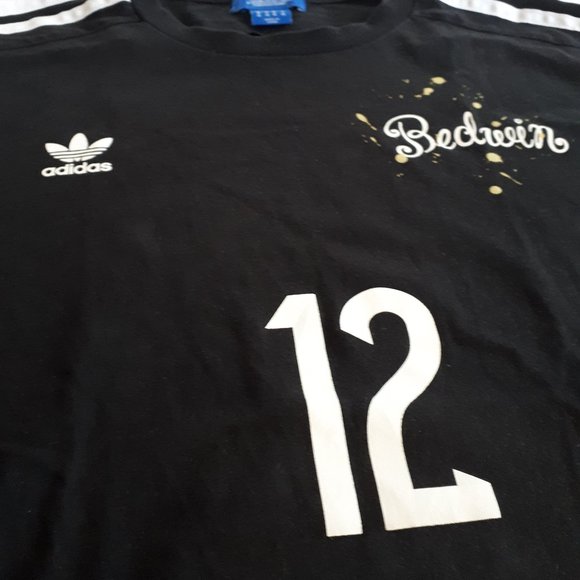 Bedwin & The Heartbreakers x Adidas Enjin FIFA Tee Black Medium - Picture 3 of 5